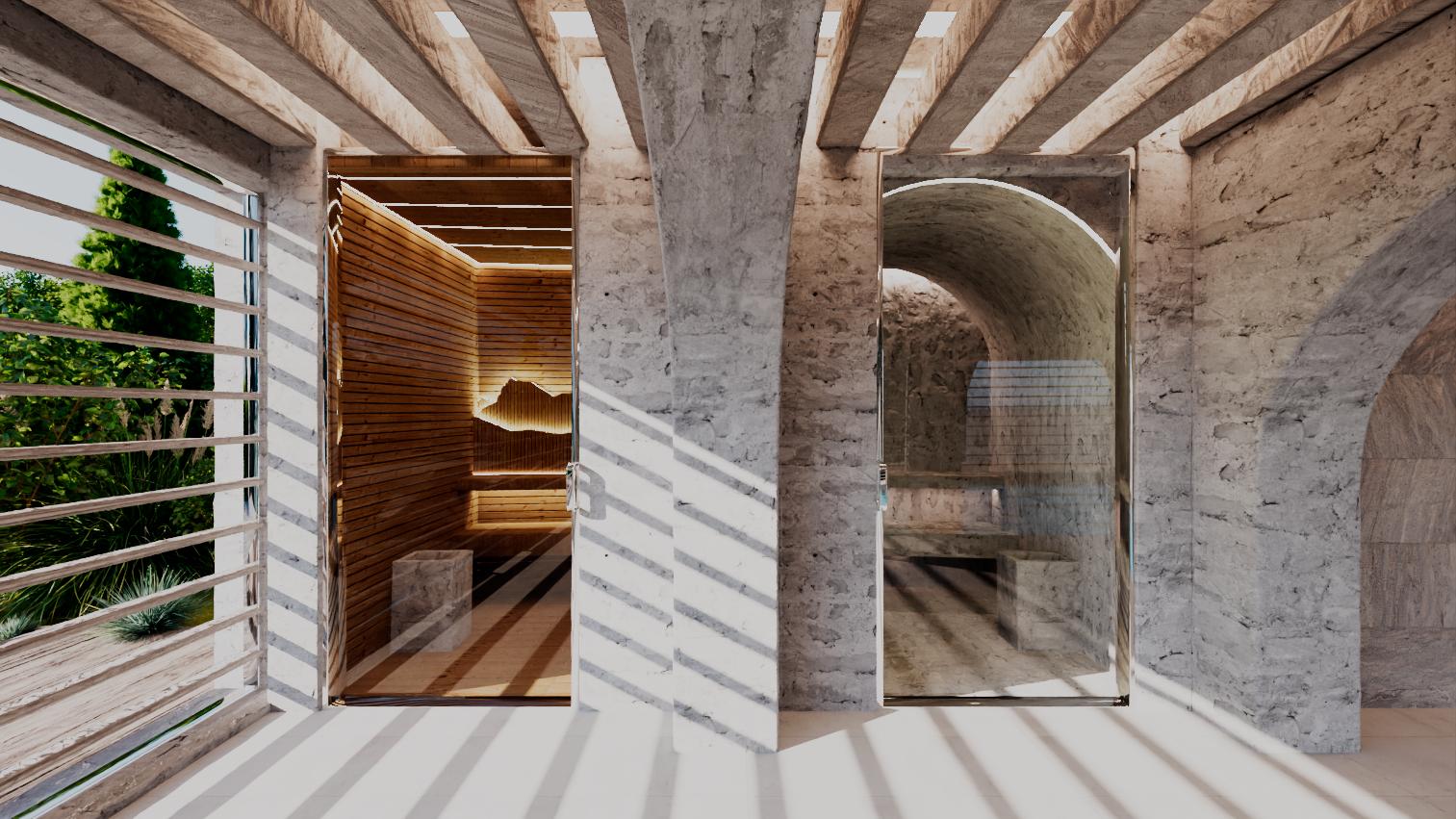 Chalet K sauna and hammam